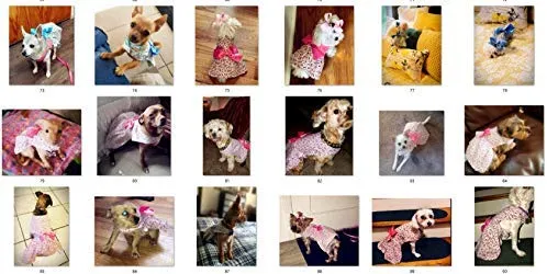 Petroom - Vestido de perro para cachorro, diseño de princesa floral para perros pequeños, gatos para verano