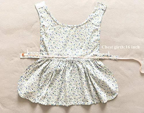Petroom - Vestido de perro para cachorro, diseño de princesa floral para perros pequeños, gatos para verano