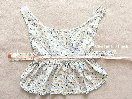 Petroom - Vestido de perro para cachorro, diseño de princesa floral para perros pequeños, gatos para verano