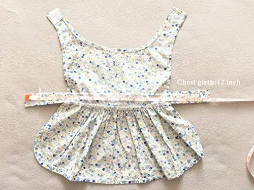 Petroom - Vestido de perro para cachorro, diseño de princesa floral para perros pequeños, gatos para verano