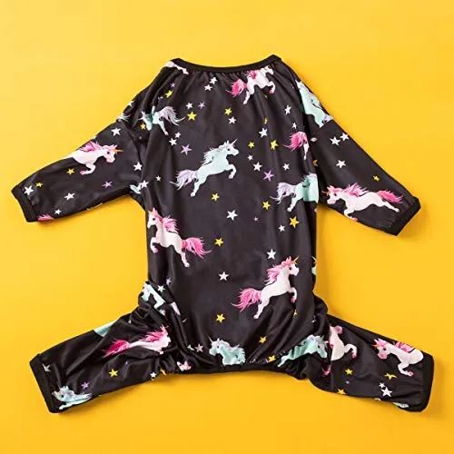 LovinPet - Ropa para perros grandes, pijamas, recuperación posquirúrgico para perros grandes, pijamas ligeros para perros, pijamas para perros de cobertura completa, caballos salvajes con estampado galopando