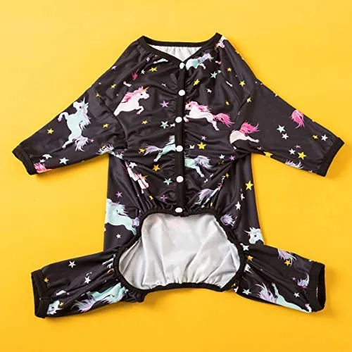 LovinPet - Ropa para perros grandes, pijamas, recuperación posquirúrgico para perros grandes, pijamas ligeros para perros, pijamas para perros de cobertura completa, caballos salvajes con estampado galopando