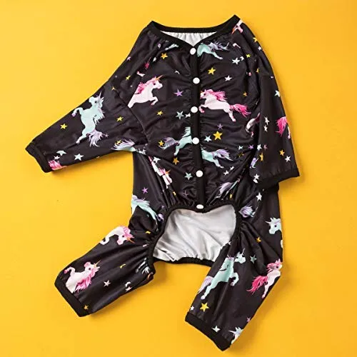 LovinPet - Ropa para perros grandes, pijamas, recuperación posquirúrgico para perros grandes, pijamas ligeros para perros, pijamas para perros de cobertura completa, caballos salvajes con estampado galopando