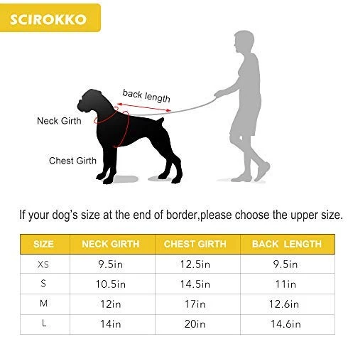 Chaleco polar para perro de SCIROKKO, chaleco de invierno con lado impermeable – Ropa reversible para mascotas para clima frío – chamarra a cuadros para cachorros y gatos