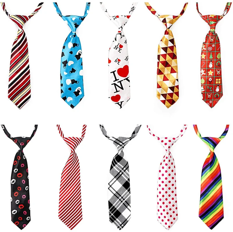 Segarty - Corbata para perro, tamaño mediano, tamaño grande, con lazos para perro, ajustable, para mascotas, gatos, perros, collares, para festivales de vacaciones, accesorios de aseo