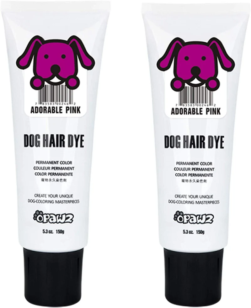 Gel tinte para pelo de perro: tonalidad brillante y divertida, semipermanente, completamente no tóxico y seguro.