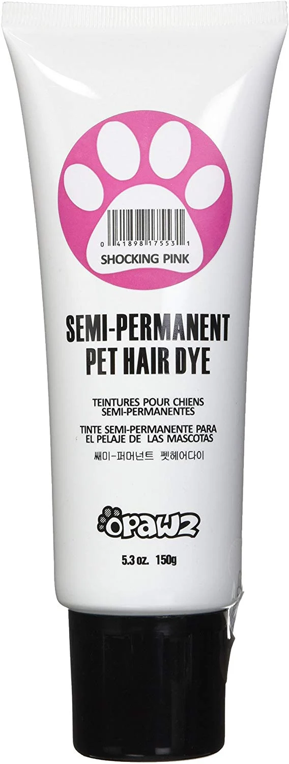 Gel tinte para pelo de perro: tonalidad brillante y divertida, semipermanente, completamente no tóxico y seguro.