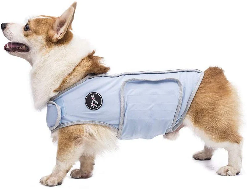 Chaleco de alivio de la ansiedad para perro, chaleco calmante para perros, chamarra ajustable para perros XS S M L XL
