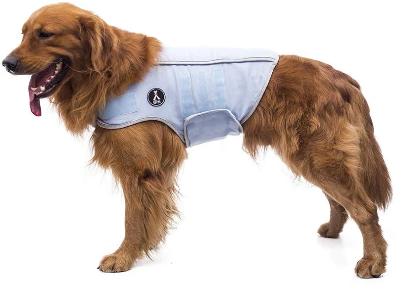 Chaleco de alivio de la ansiedad para perro, chaleco calmante para perros, chamarra ajustable para perros XS S M L XL