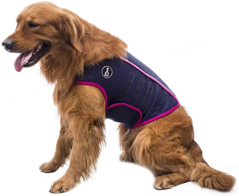 Chaleco de alivio de la ansiedad para perro, chaleco calmante para perros, chamarra ajustable para perros XS S M L XL