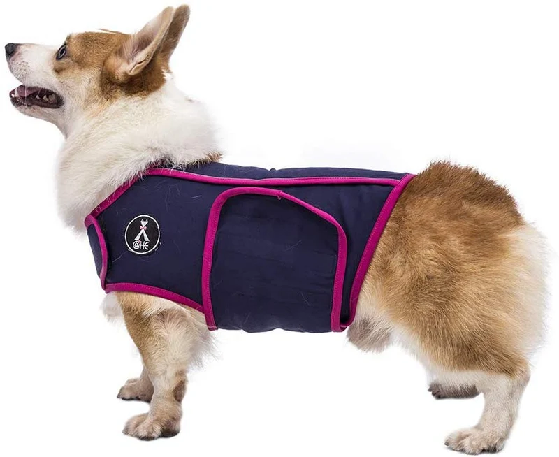 Chaleco de alivio de la ansiedad para perro, chaleco calmante para perros, chamarra ajustable para perros XS S M L XL
