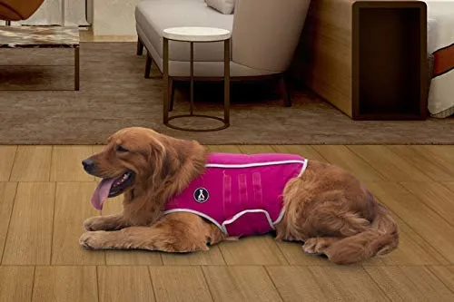 Chaleco de alivio de la ansiedad para perro, chaleco calmante para perros, chamarra ajustable para perros XS S M L XL