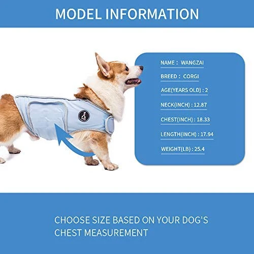 Chaleco de alivio de la ansiedad para perro, chaleco calmante para perros, chamarra ajustable para perros XS S M L XL