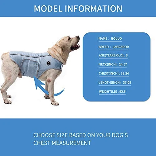 Chaleco de alivio de la ansiedad para perro, chaleco calmante para perros, chamarra ajustable para perros XS S M L XL