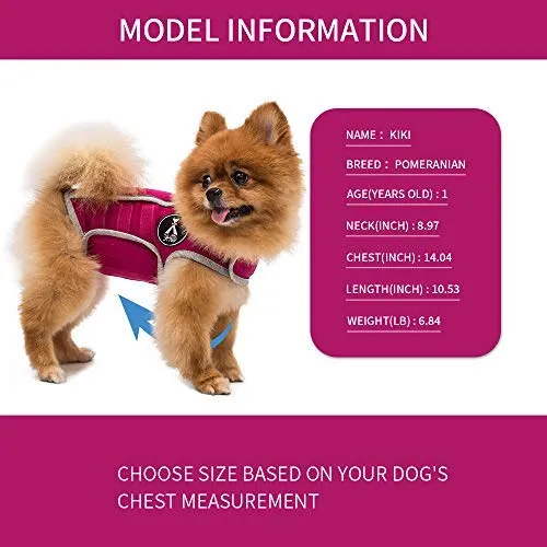 Chaleco de alivio de la ansiedad para perro, chaleco calmante para perros, chamarra ajustable para perros XS S M L XL