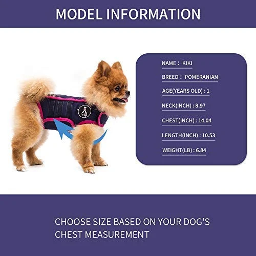 Chaleco de alivio de la ansiedad para perro, chaleco calmante para perros, chamarra ajustable para perros XS S M L XL