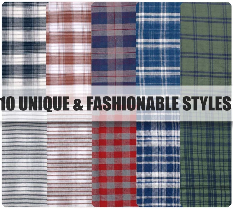 WanKoo Bandanas para perro, paquete de 5, reversible, a cuadros, para perros, bufanda, pañuelo lavable triángulo para perros pequeños, medianos y grandes