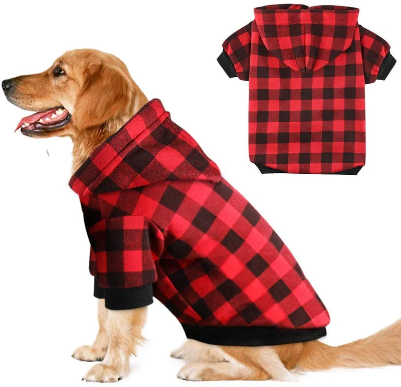 Blaoicni sudadera con capucha para perros, gatos, cachorros, abrigos cálidos y suaves