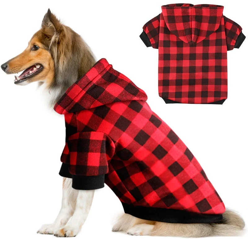 Blaoicni sudadera con capucha para perros, gatos, cachorros, abrigos cálidos y suaves