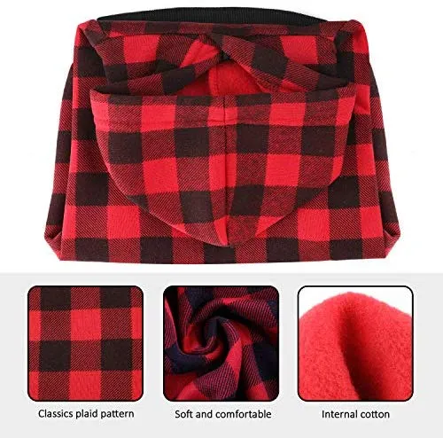 Blaoicni sudadera con capucha para perros, gatos, cachorros, abrigos cálidos y suaves