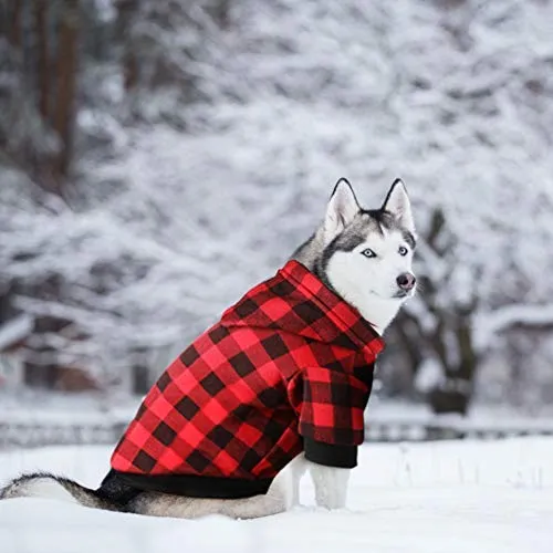 Blaoicni sudadera con capucha para perros, gatos, cachorros, abrigos cálidos y suaves