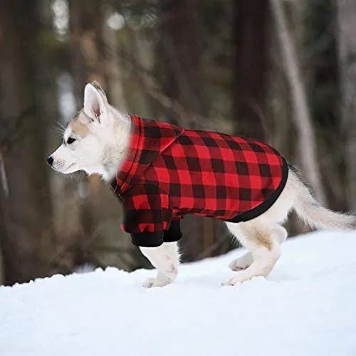 Blaoicni sudadera con capucha para perros, gatos, cachorros, abrigos cálidos y suaves