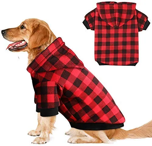 Blaoicni sudadera con capucha para perros, gatos, cachorros, abrigos cálidos y suaves