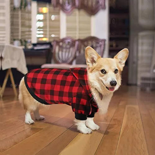 Blaoicni sudadera con capucha para perros, gatos, cachorros, abrigos cálidos y suaves