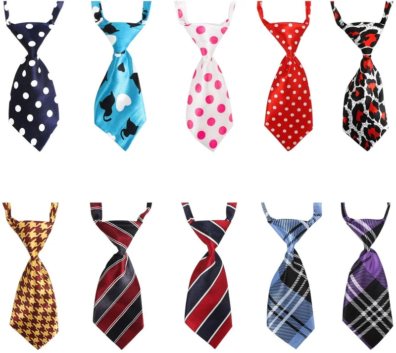 Segarty Neck Ties for Dog, Adjustable Pet Bow Ties Collar for Small Dogs Cats, Puppy Bowties Neckties Grooming Accessories for Photography Holiday Festival Party Gifts