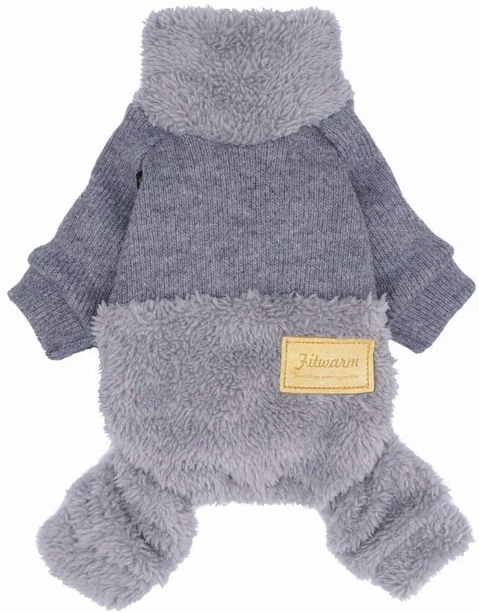 Fitwarm - Ropa de invierno para perro, cuello de tortuga, color rosa