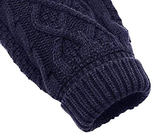 Mihachi – Sudadera para perro, abrigo de invierno, ropa clásica de punto para clima frío
