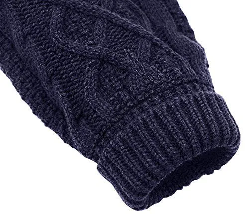 Mihachi – Sudadera para perro, abrigo de invierno, ropa clásica de punto para clima frío