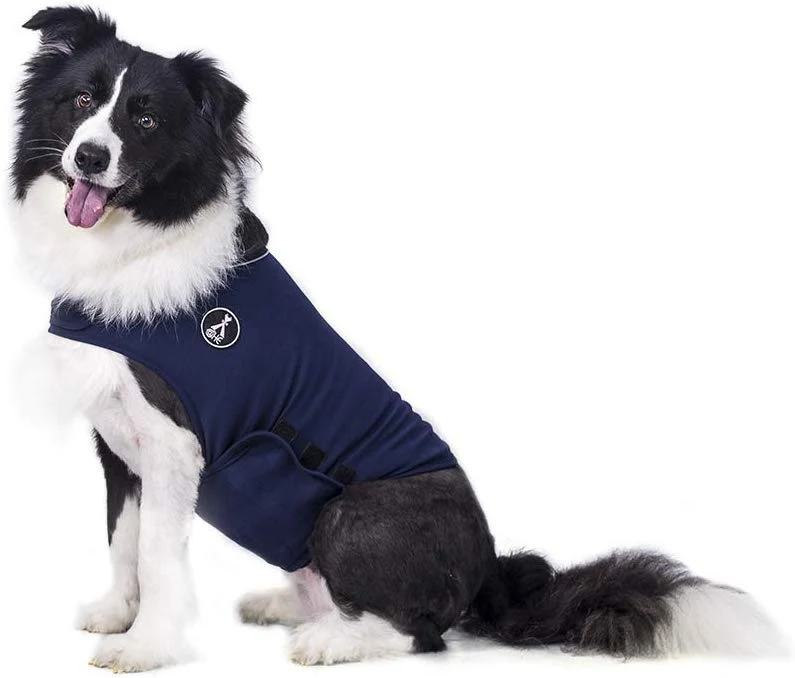 X@HE - Chaleco de alivio de ansiedad para perro, chaleco para mantener la comodidad, chaleco para perros de talla XS, M, L, XL, azul marino, gris, rosa, rojo y camuflaje