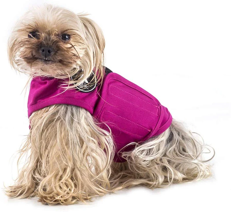 X@HE - Chaleco de alivio de ansiedad para perro, chaleco para mantener la comodidad, chaleco para perros de talla XS, M, L, XL, azul marino, gris, rosa, rojo y camuflaje