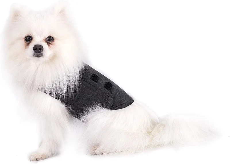 X@HE - Chaleco de alivio de ansiedad para perro, chaleco para mantener la comodidad, chaleco para perros de talla XS, M, L, XL, azul marino, gris, rosa, rojo y camuflaje