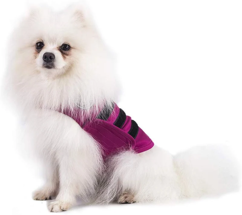 X@HE - Chaleco de alivio de ansiedad para perro, chaleco para mantener la comodidad, chaleco para perros de talla XS, M, L, XL, azul marino, gris, rosa, rojo y camuflaje