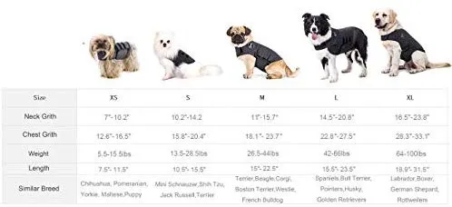 X@HE - Chaleco de alivio de ansiedad para perro, chaleco para mantener la comodidad, chaleco para perros de talla XS, M, L, XL, azul marino, gris, rosa, rojo y camuflaje