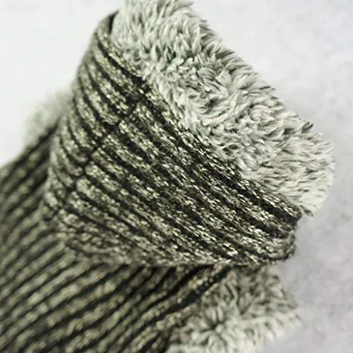 Fitwarm sudaderas tejidas para perros. Abrigo. Suéter. Chamarra con capucha para mascota, color gris.