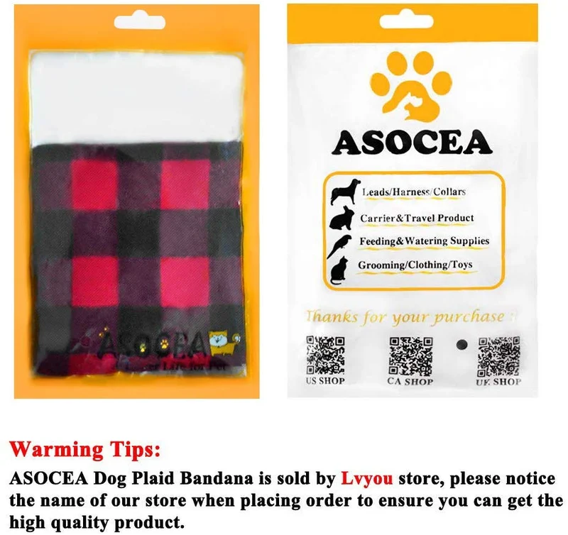 ASOCEA - Bandana reversible para perro, diseño de búfalo, para mascotas, triángulos, pañuelo de algodón, accesorios para perros pequeños y medianos, cachorros de vacaciones, feliz Año Nuevo, fiesta de cumpleaños, día de San Valentín, uso diario