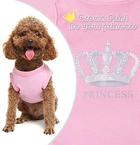 Expawlorer, Playera para mascota "Prince" tamaño pequeño, Ropa para chihuahuas, yorkshires, terrier