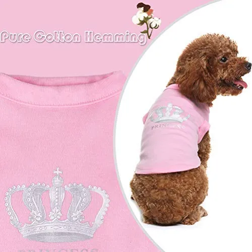 Expawlorer, Playera para mascota "Prince" tamaño pequeño, Ropa para chihuahuas, yorkshires, terrier