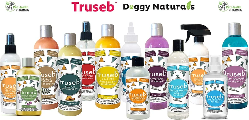 Truseb 's # 1 Vet Otic limpiador de orejas avanzado, además de perro y gato ótico, enjuague ótico, ácido salicílico y aloe vera, limpieza de orejas para mascotas en perros y gatos, limpiador de orejas para levaduras y ácaros de orejas de 8 oz U.S.A.