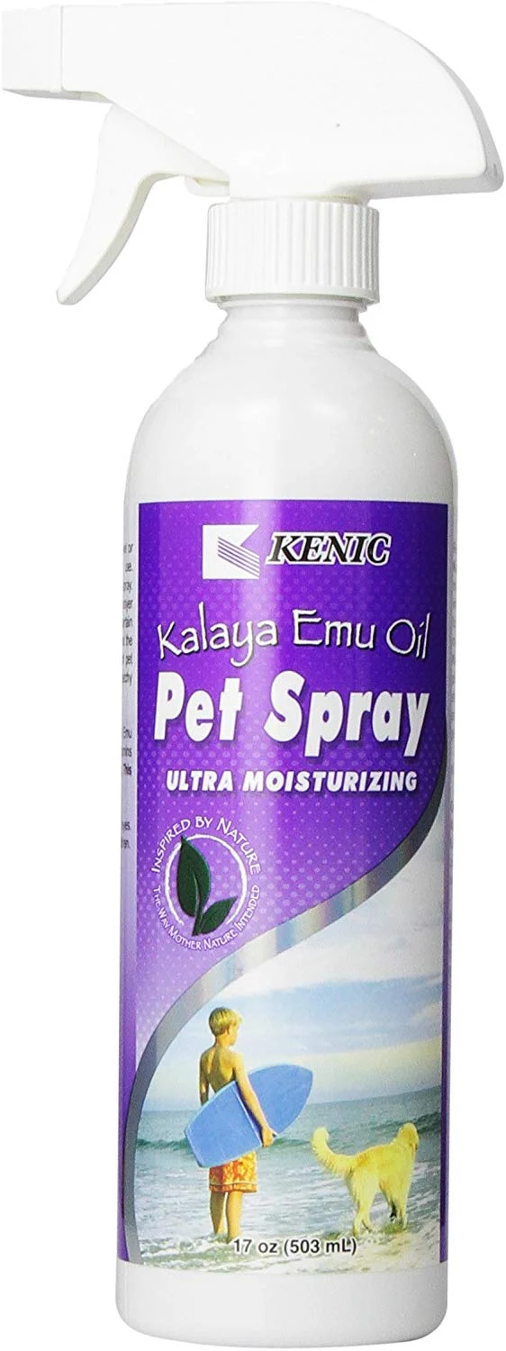 kenic kalaya Emu Aceite Pet Spray, 17-ounce
