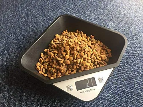 Báscula digital para mascotas y cocina para cachorros recién nacidos o gatitos con un tazón gratis
