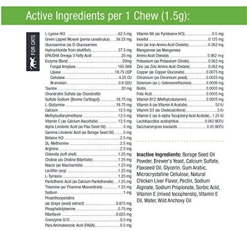 Sólo Naturales Pet all-natural Feline Holistic Ultimate Daily multi-vitamin Plus Cat Fórmula Vitaminas y Minerales Esenciales Pet Suplemento