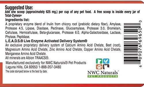 NWC Naturals total-zymes Digestivo polvo