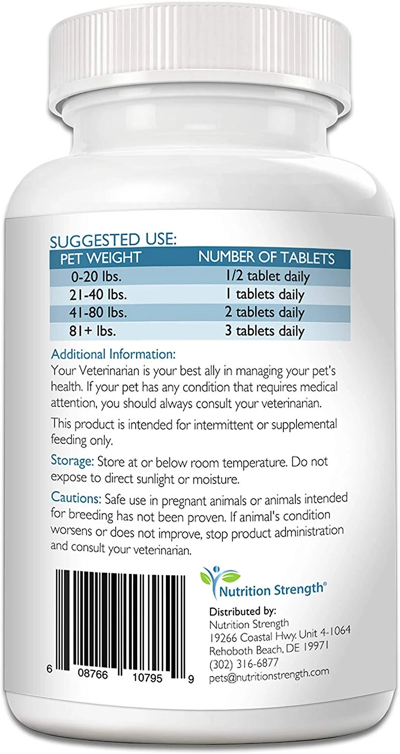 Arándano D-Mannose antioxidante, fuerza de apoyo para perros y gatos, previene y elimina Uti urinarias, Nutrición, 150 Tabletas Masticables