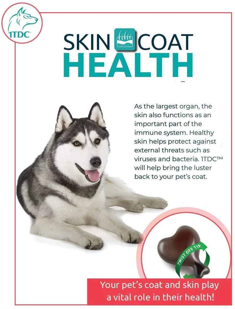 1-tdc "Nueva Twist Off Dual Action Natural apoyo para periodontal & conjunta de salud en perros & gatos | profesionalmente formulado Total Wellness Fórmula con 1-tetradecanol Complejo