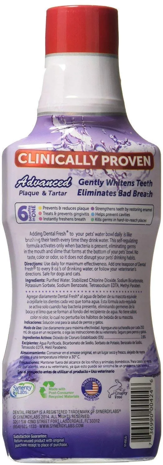 Fresh Advanced placa dental y tartar-17 oz