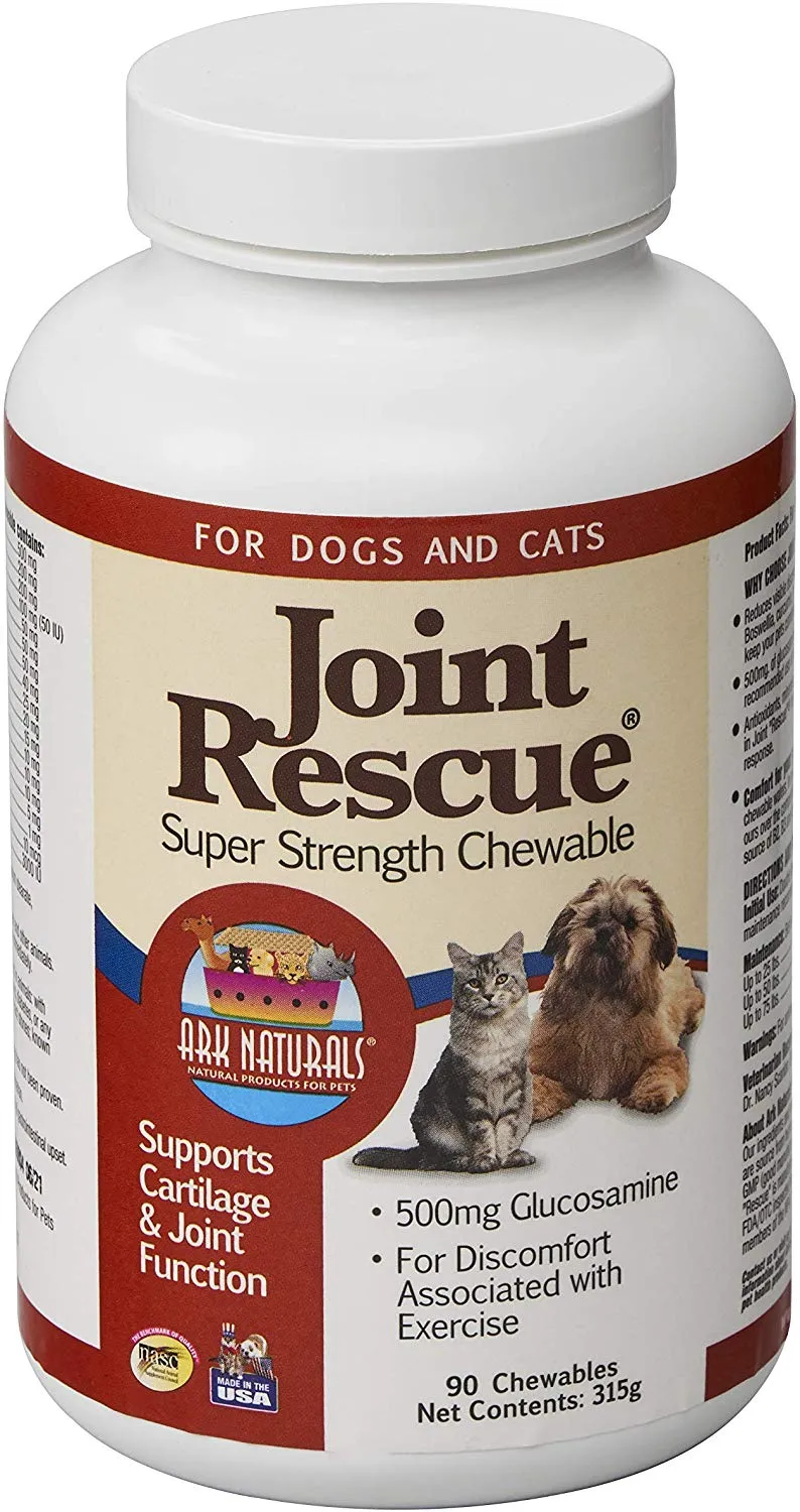 Arca Naturals conjunta para perros & gatos, Super Fuerza de rescate, 60 tabletas masticables